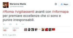 ministro-madia-vigili-roma-tweet