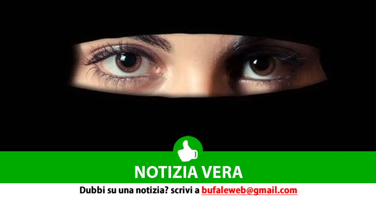 notizia vera niqab
