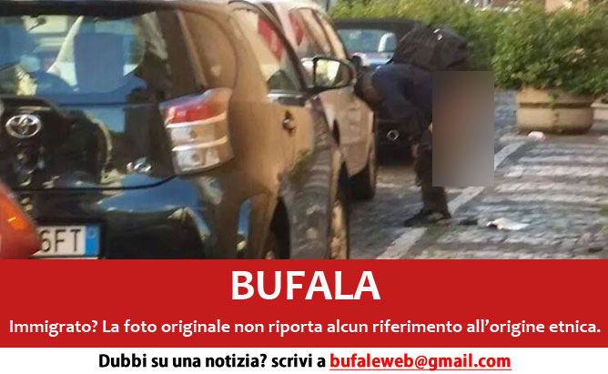 roma-cacca-strada-bufala-immigrato