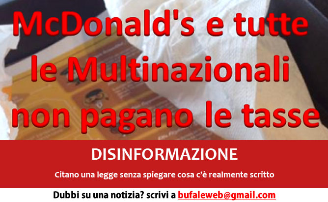 disinformazione-mcdonalds-multinazionali-tasse-italia-legge