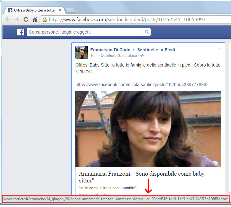 link-corriere-fake