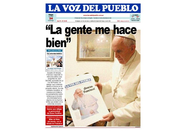 intervista-papa-francesco-la-voz-del-pueblo