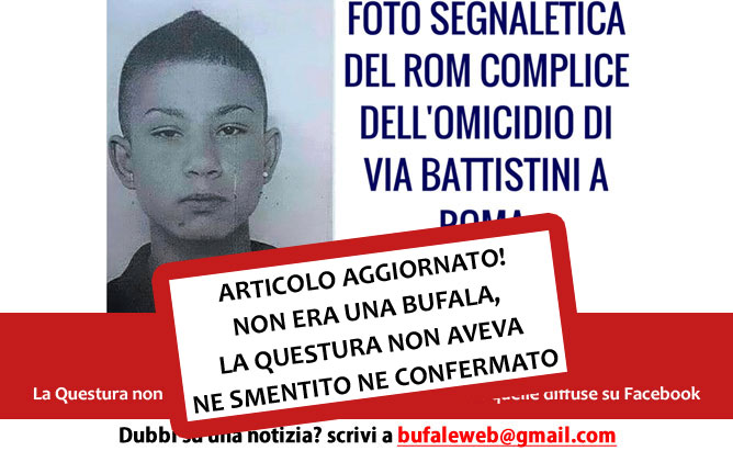 bufala-foto-segnaletica-rom-complice-omicidio-via-battistini-roma-AGGIORNAMENTO