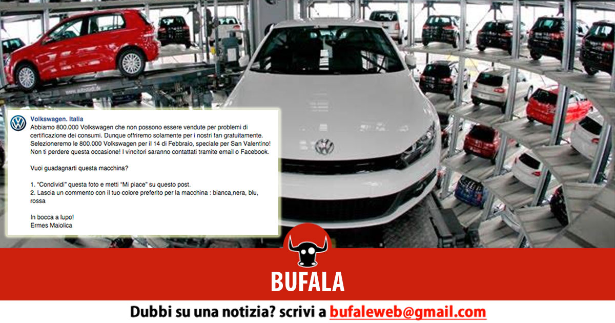 bufala-volkswagen-800000-regalo-emissioni