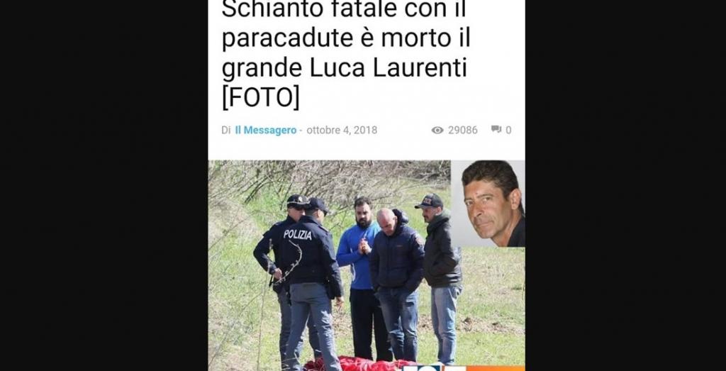 Luca Laurenti morto