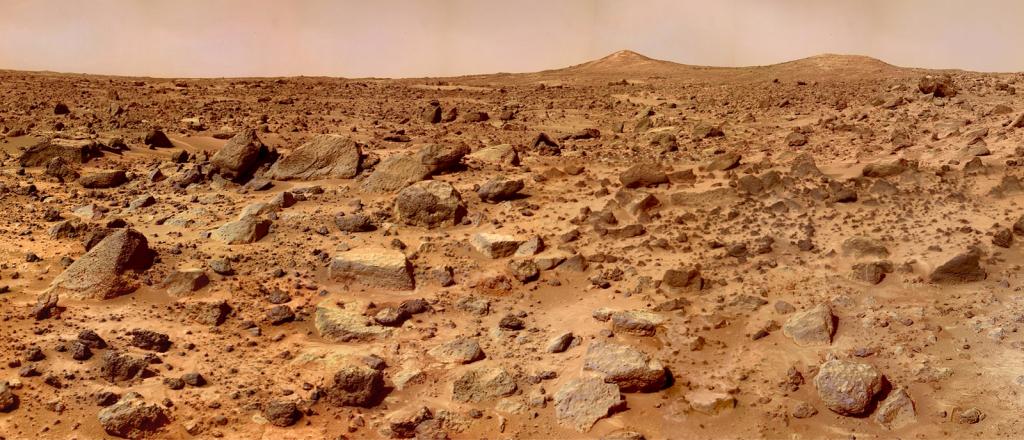 Foto delle Twin Peaks di Marte