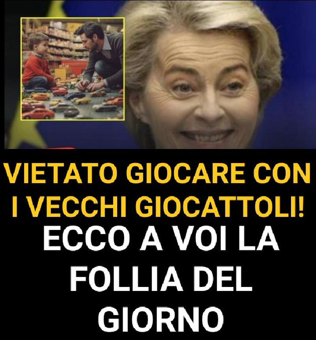 L'UE vieta i giocattoli vecchi? Non è affatto vero