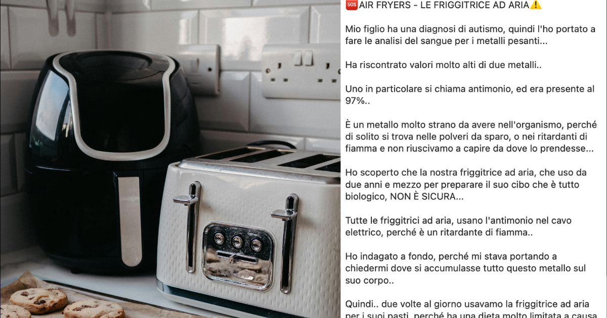 Il curioso caso dei nofriggitrice ad aria: la friggitrice non causa autismo