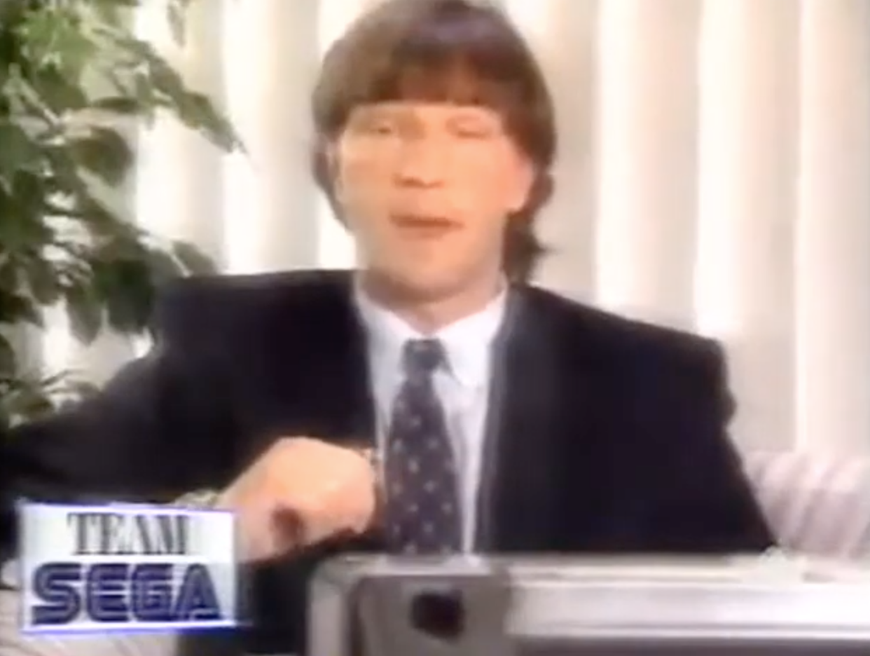 Spot del Team Sega, con Zenga