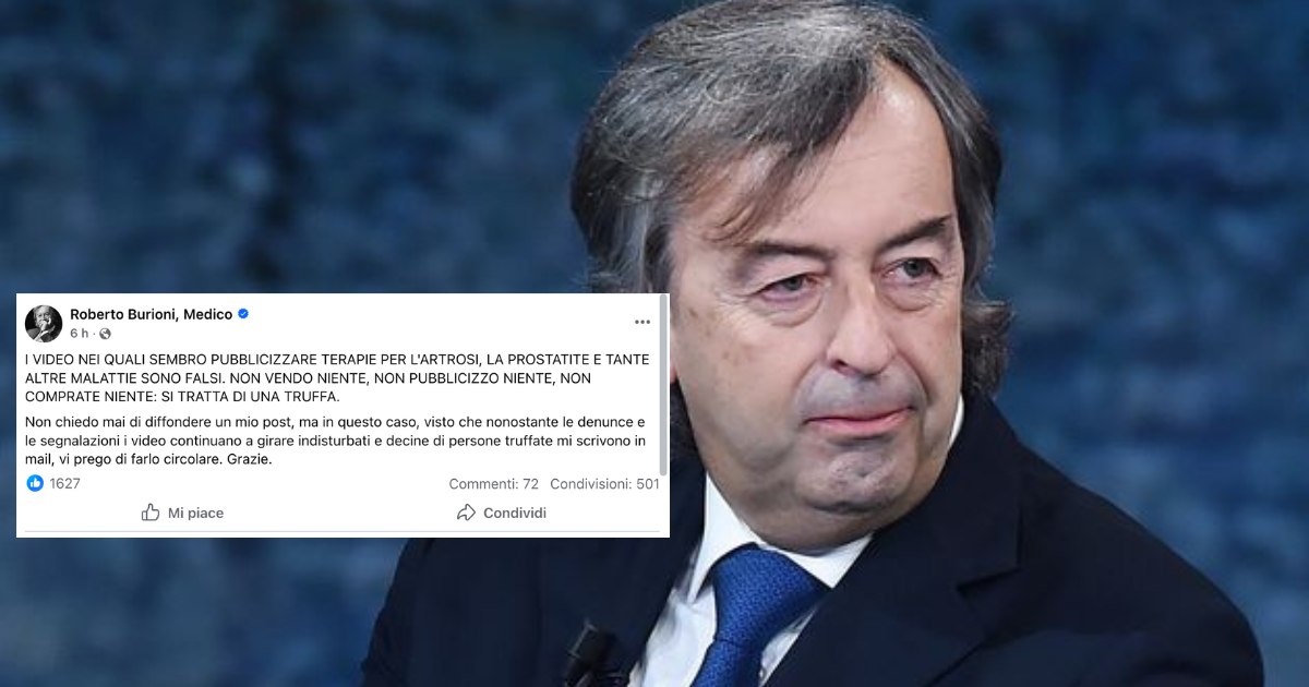 No, i video di Burioni che vende medicine miracolose per l'artrosi sono deepfake uso truffa