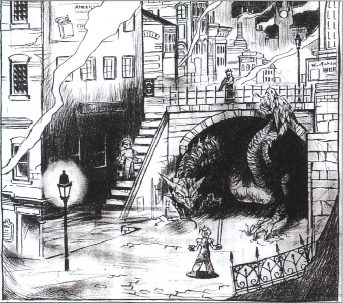Le ambientazioni di Final Fantasy VII quando ancora c'erano parti di Detective Joe nel mix