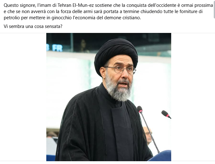 No, non esiste alcun Imam El-Munez pronto a distruggere l'economia occidentale