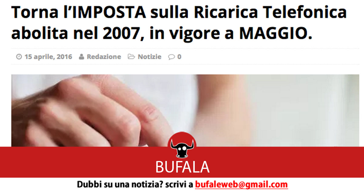 bufala sindaco di lonigo