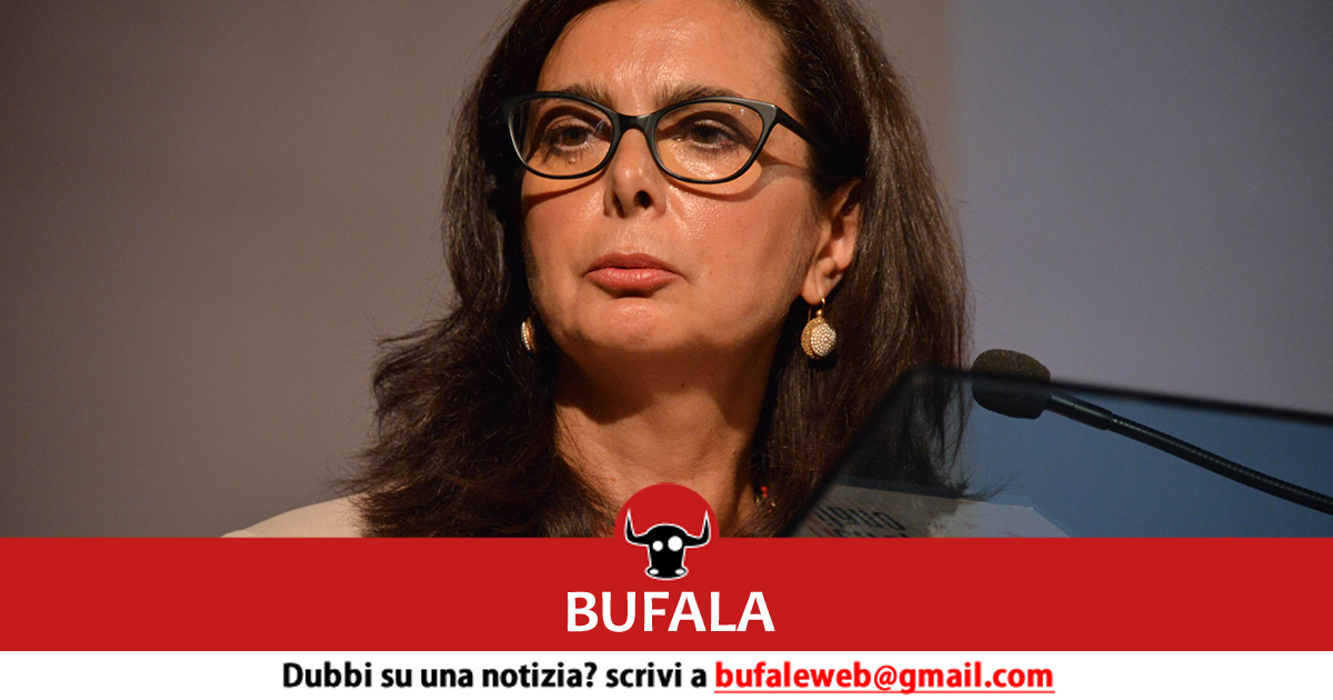 bufala boldrini dimissioni mask