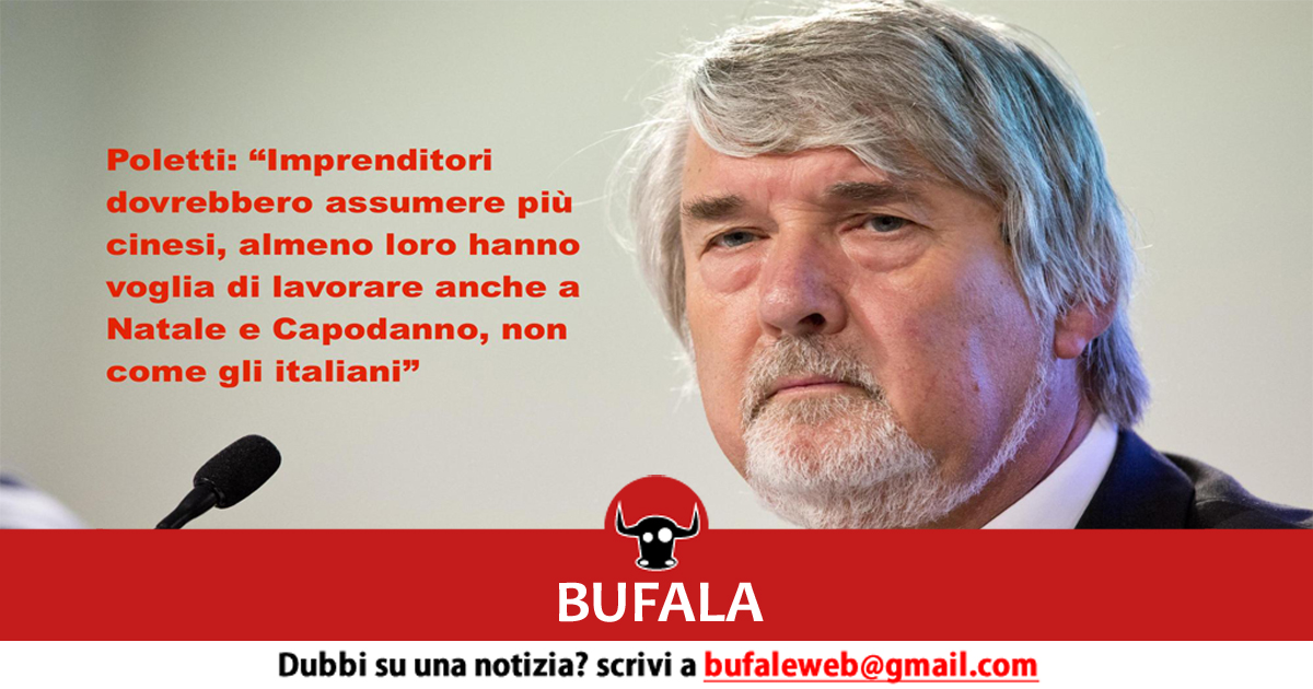 bufala sindaco di lonigo