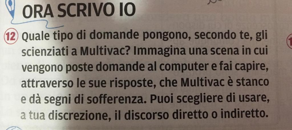 La domanda sul libro di testo, nessun riferimento al "cacciare Salvini"