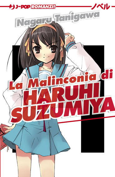 La copertina di "La malinconia di Haruhi Suzumiya", musa ispiratrice di 4chan