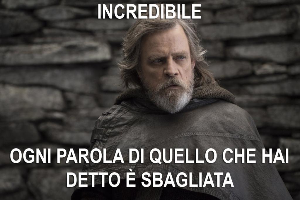 La parola al nostro esperto Jedi Luke Skywalker