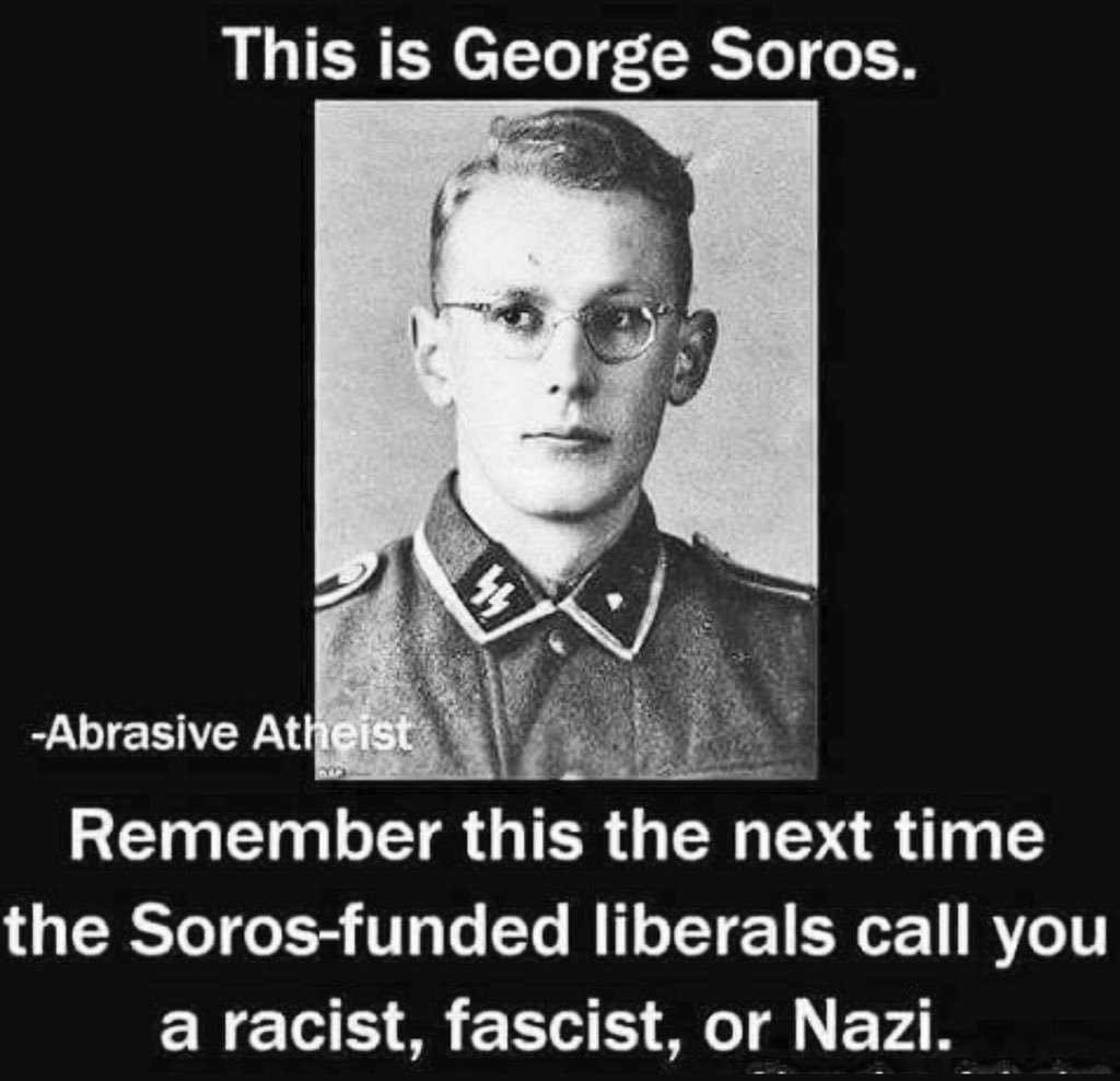 Il meme su "George Soros ha collaborato, da nazista, all’Olocausto"