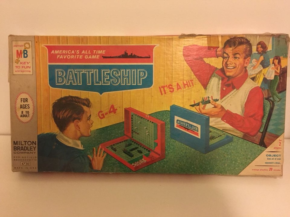 Lo spot della Battaglia Navale Milton-Bradley (ora sussidiaria della Hasbro)