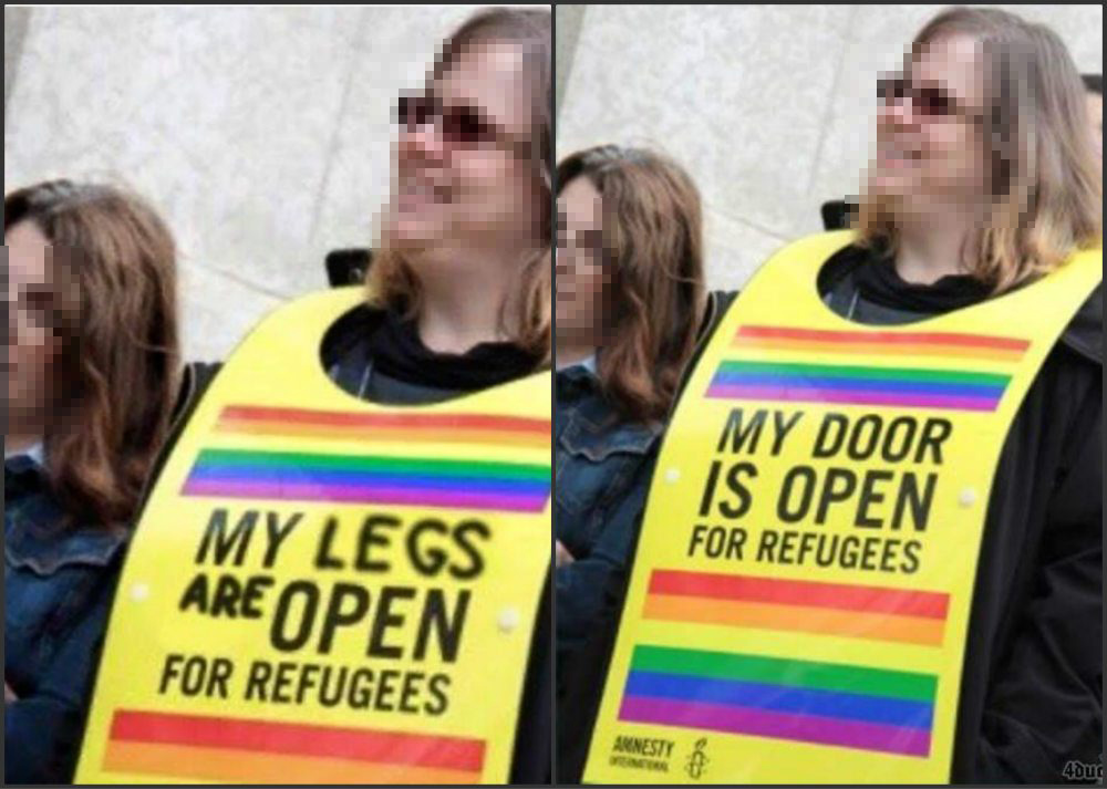 My door is open for refugees - La mia porta è aperta ai profughi