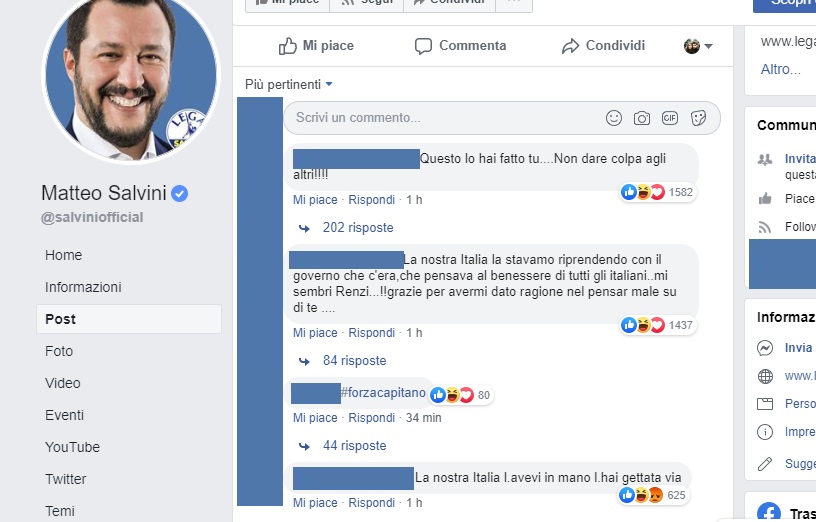 Salvini contestato