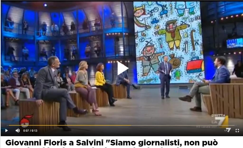 Floris contro Salvini