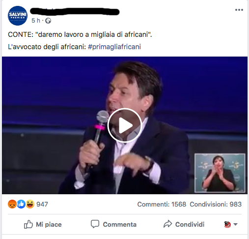 Conte, l'avvocato degli africani: "daremo lavoro a migliaia di africani"