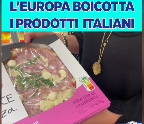 L'Europa boicotta i prodotti Italiani