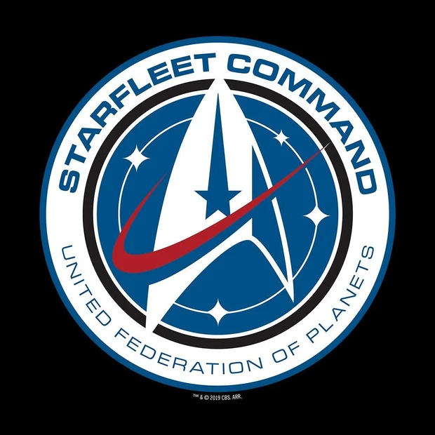 Il logo della Flotta Stellare, come visibile nella continuity dei film "moderni"