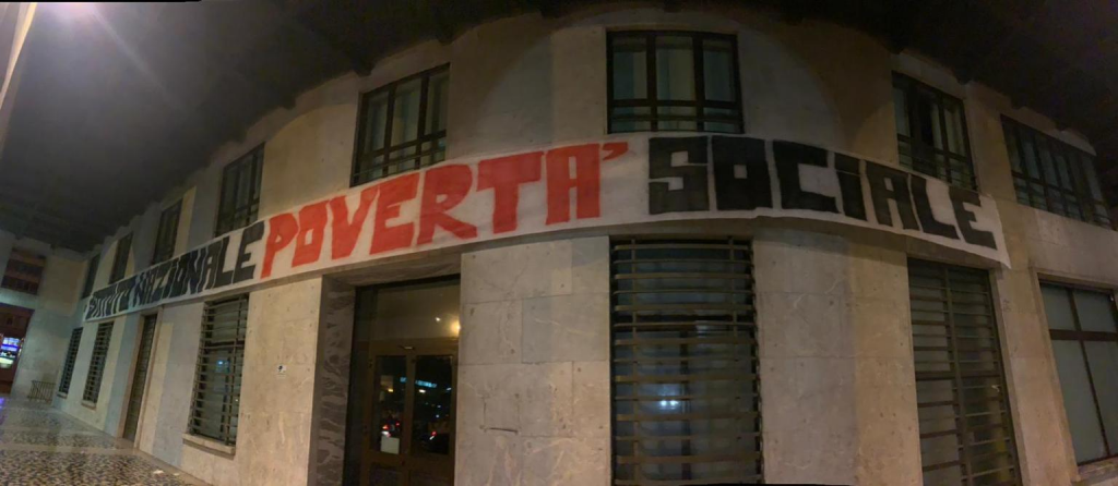 "Istituto Nazionale Povertà Sociale", foto inviataci da GenovaQuotidiana