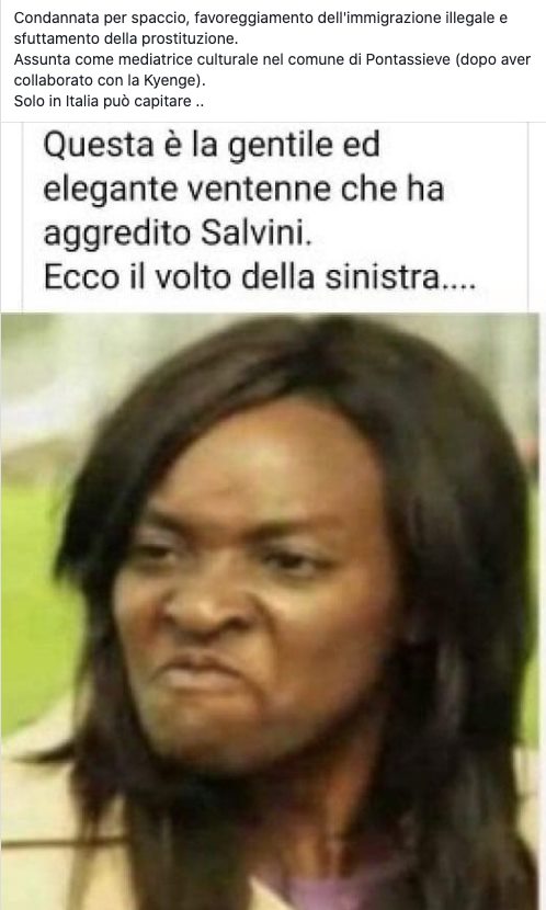 Questa è la gentile ed elegante ventenne che ha aggredito Salvini... - Ancora foto di attrici