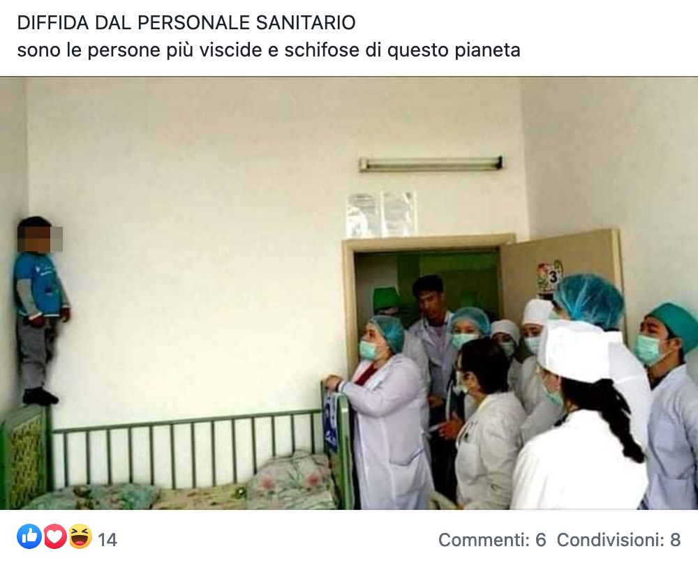 DIFFIDA DAL PERSONALE SANITARIO sono le persone più viscide e schifose di questo pianeta