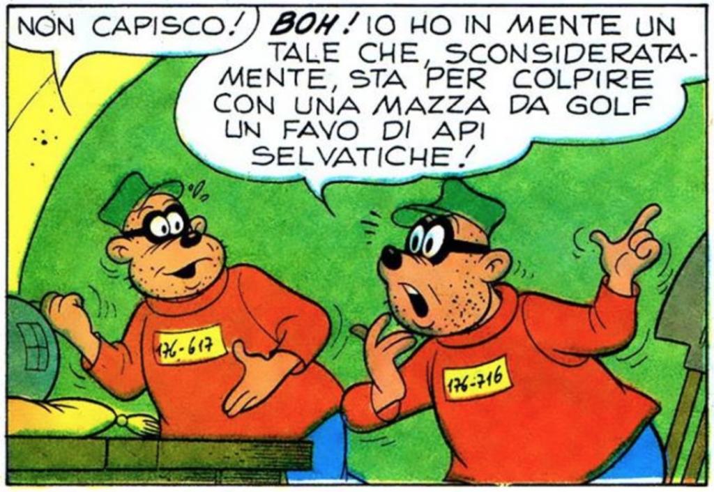 Esattamente l'immagine che abbiamo in mente anche noi, Uno strapazzabassotti per Paperone (Luciano Gatto - Almanacco Topolino 200 - 1/8/1973)