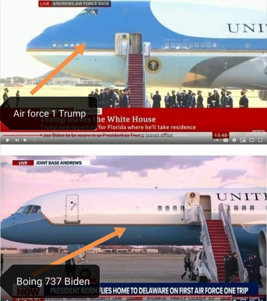 L'Air Force 1 è l'aereo presidenziale di Trump - Il feticismo di QAnon per i giocattoli nuovi