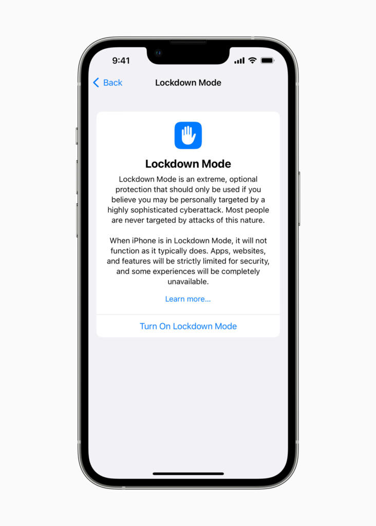 Apple introduce il lockdown per iPhone