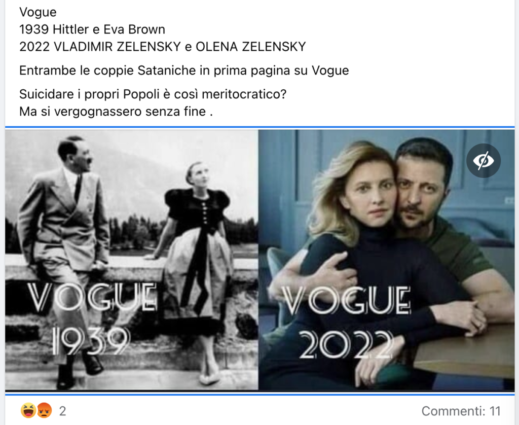 La falsa foto di Hitler su Vogue