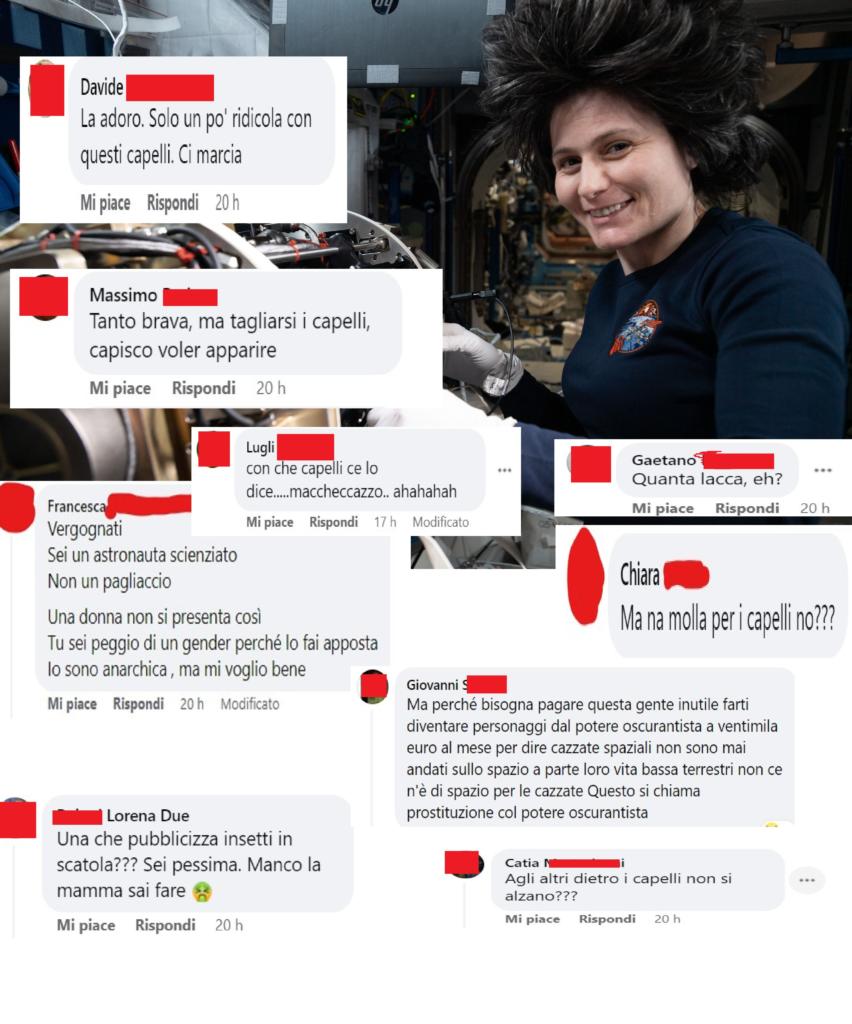 L'assurdo assalto ai capelli di Samantha Cristoforetti: "peggio del gender"