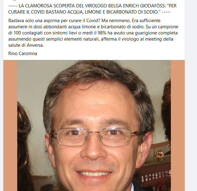 Rino Caromna e il Virologo Giodafoss: cambia sesso, non perde il vizio