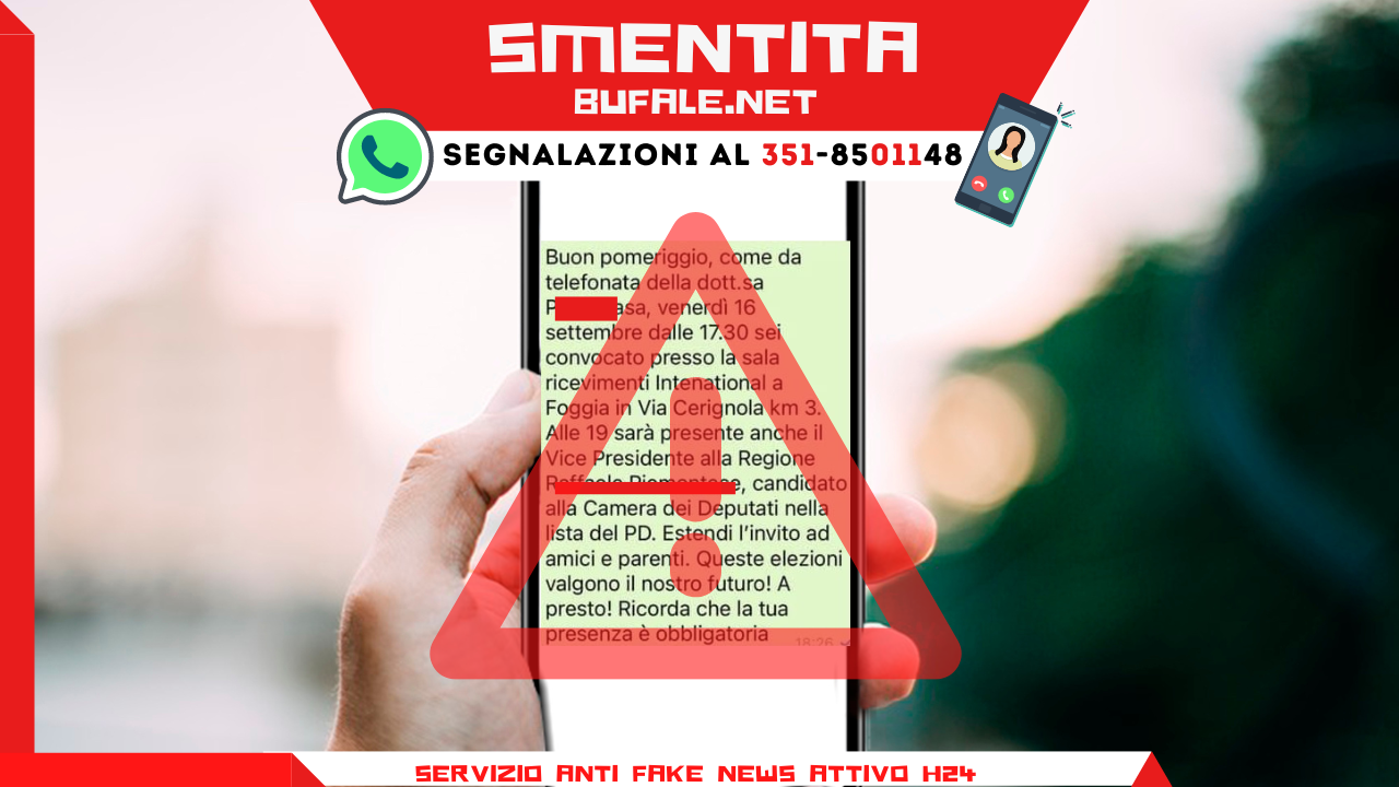 bufala sindaco di lonigo