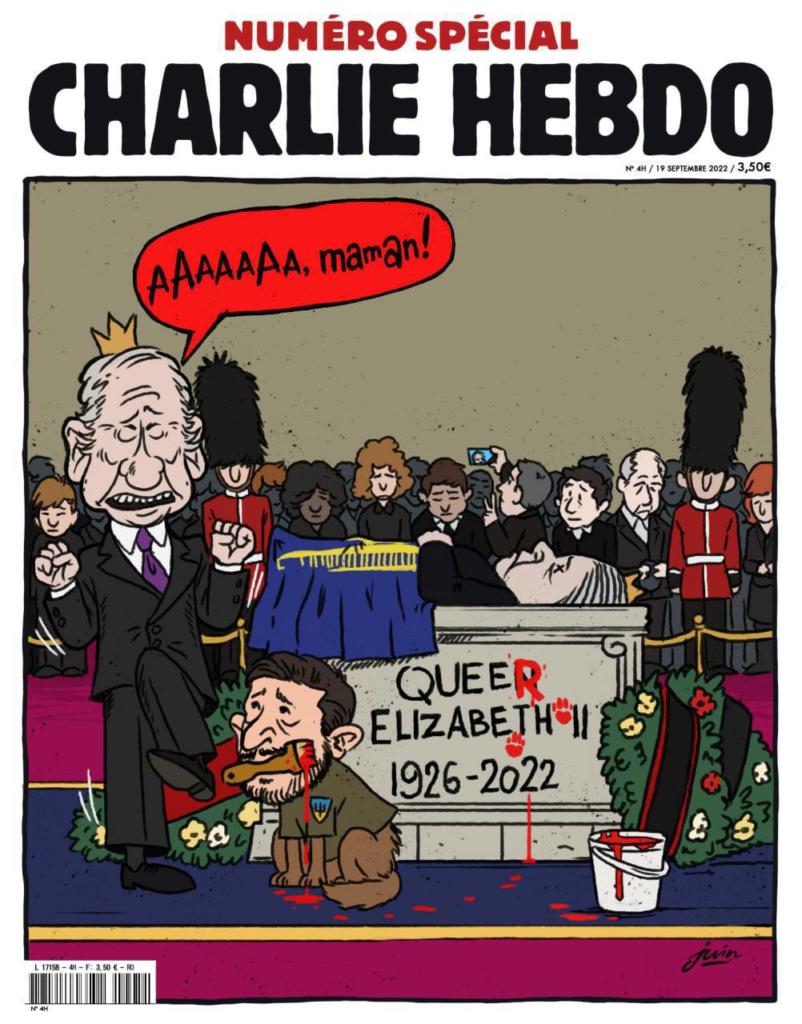Fonti Russe inventano numero speciale di Charlie Hebdo contro Zelensky