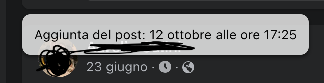 Un presunto fan dall'account retrodatato