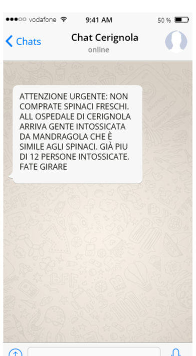 Cerignola come Napoli, ma l'allarme mandragora a Cerignola era una fake