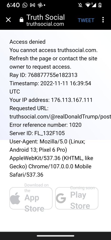 Il social di Trump Truth chiuso agli ucraini, ma in realtà a tutti voi