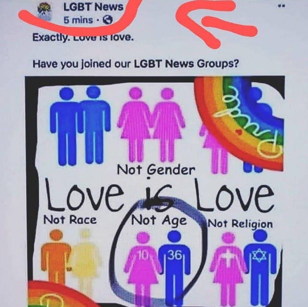 Il falso manifesto LGBT per l'amore pedofilo torna ancora
