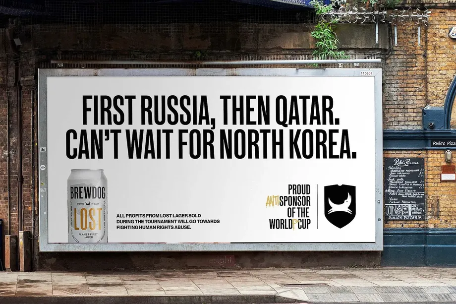 Birreria BrewDog antisponsor dei Mondiali del Qatar, con orgoglio