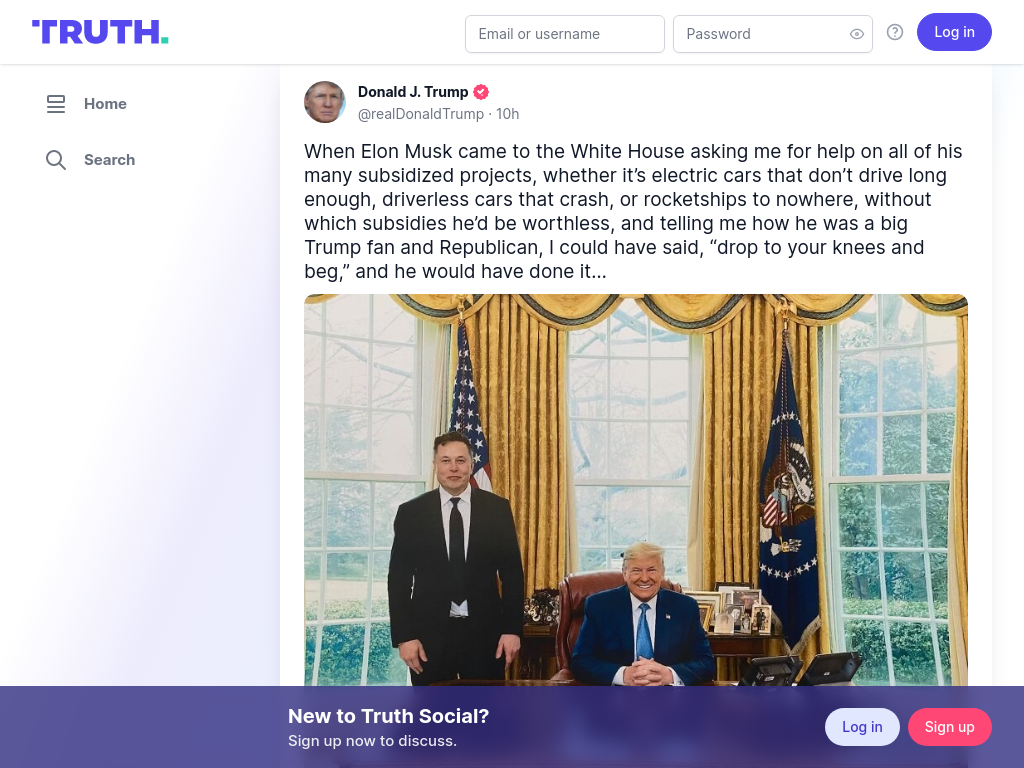 Quella volta Trump voleva far inginocchiare Musk ai suoi piedi