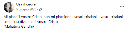 gandhi sui cristiani