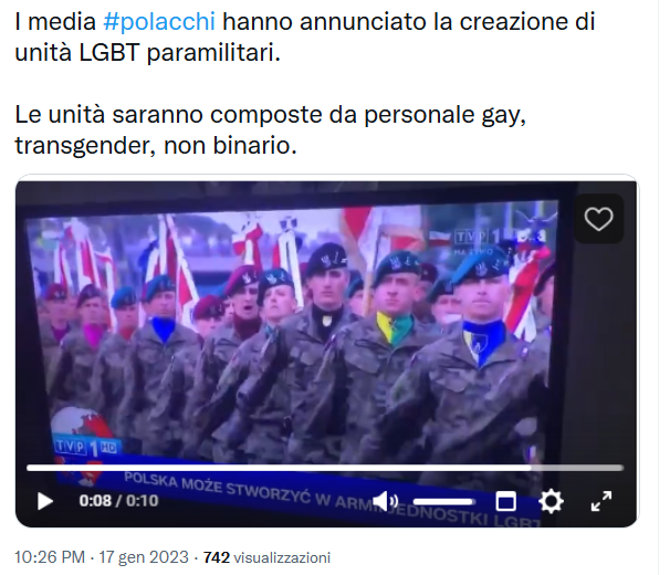L'improbabile battaglione polacco LGBT esiste solo nelle fonti russe
