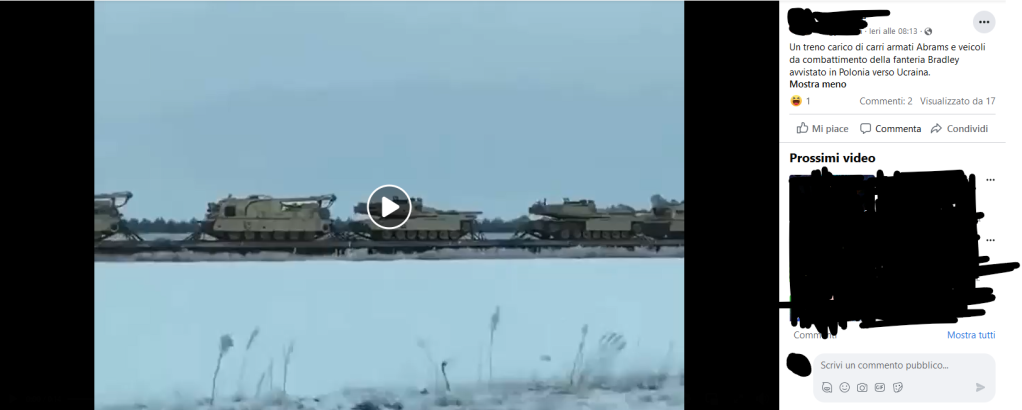 Cominciano i falsi avvistamenti di carri Abrams in Polonia (e altrove)